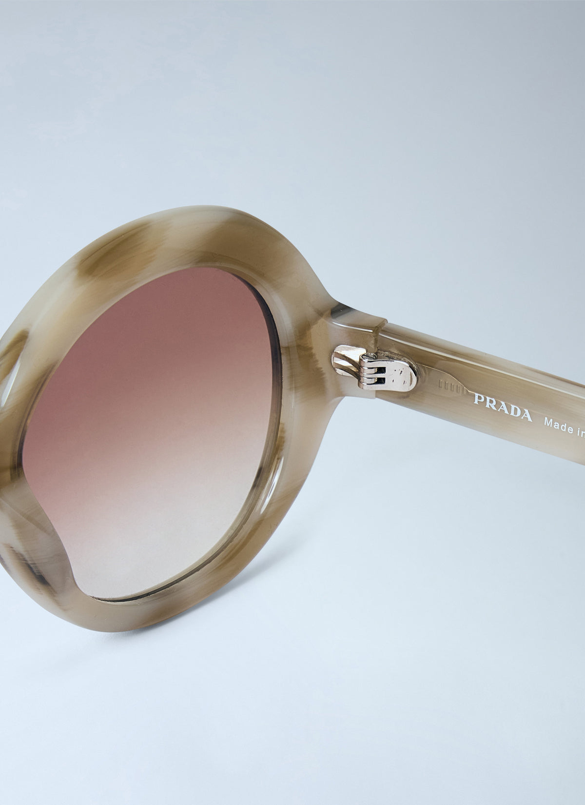 Prada Women Pr D08su Round Sunglasses