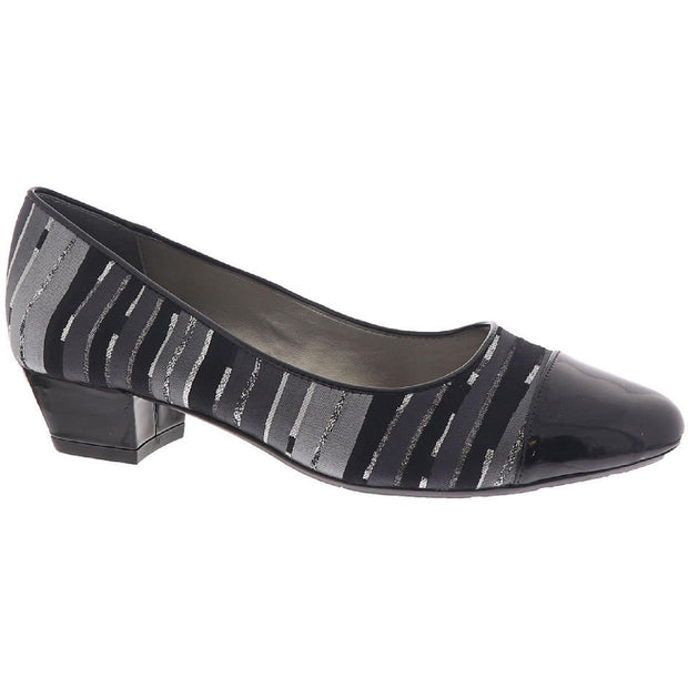 Angelica Womens Slip On Mixed Media Pumps