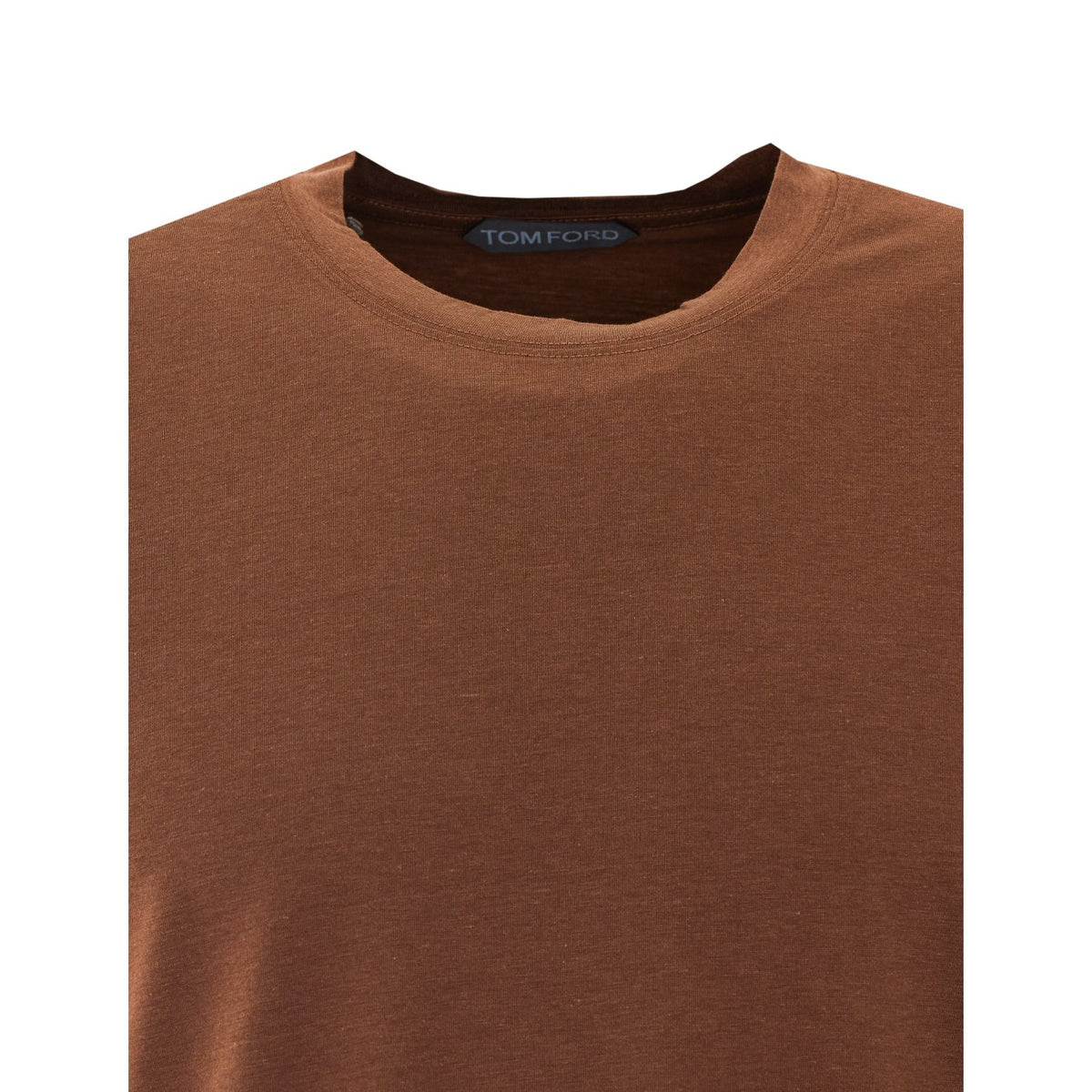 Tom Ford Men Lyocell And Cotton T-Shirt