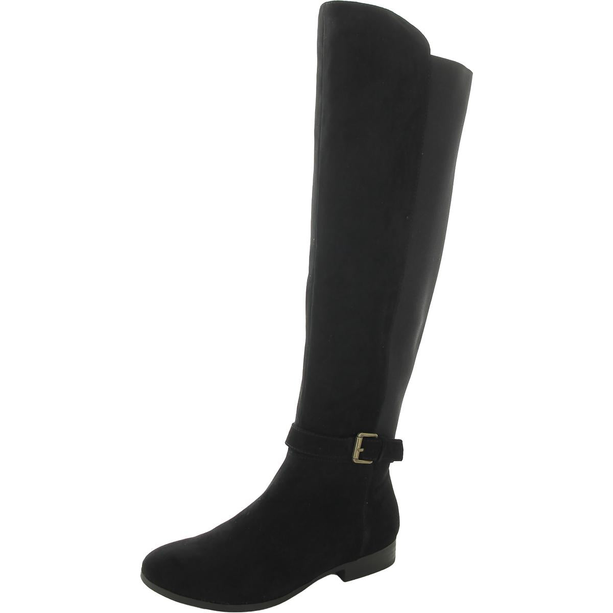 Kimmball Womens Solid Tall Over-The-Knee Boots