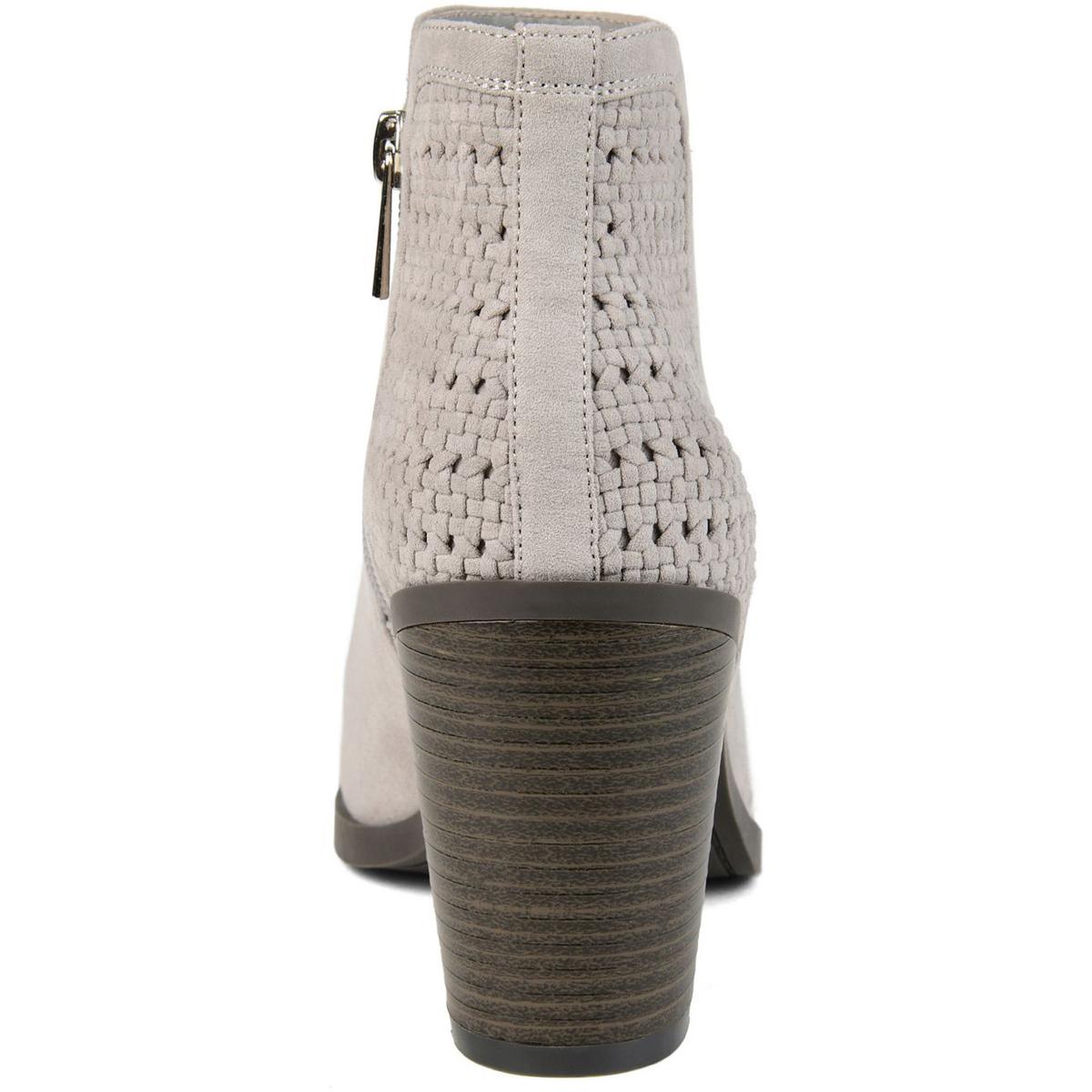 JESSICA Womens Padded Insole Block Heel Booties