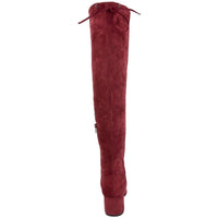 Ollie Womens Padded Insole Over-The-Knee Boots