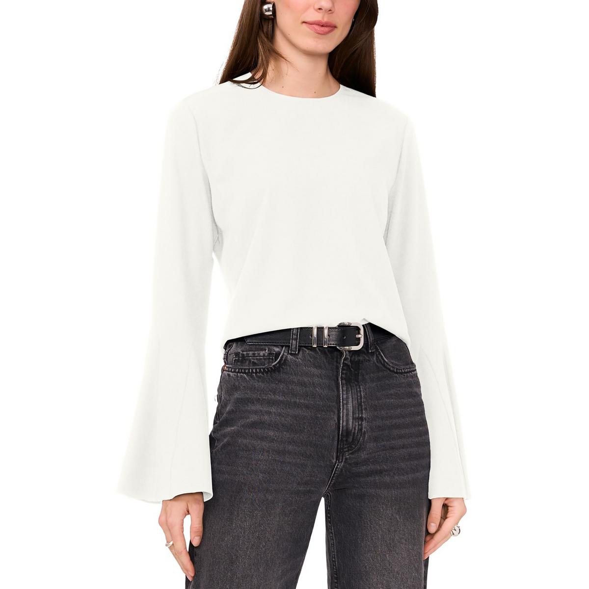 Womens Solid Polyester Blouse
