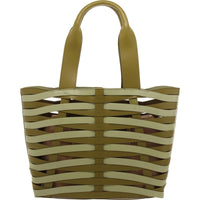 Cecil Womens Unlined Leather Tote Handbag Large Avocado Seafoam