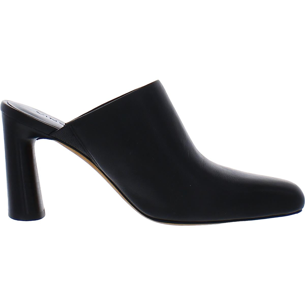 Hera Womens Leather Almond Toe Mules