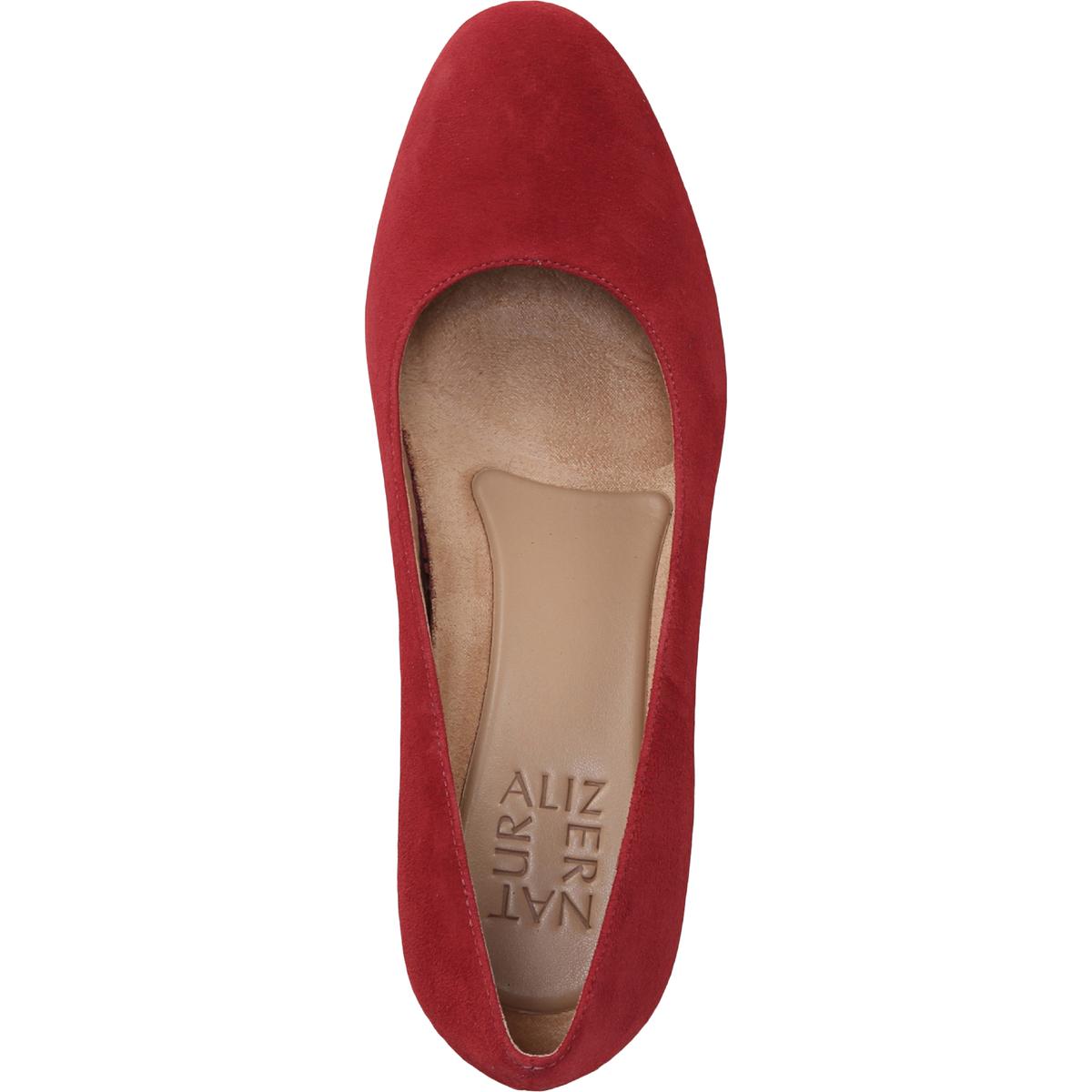 Michelle Womens Padded Insole Round Toe Pumps