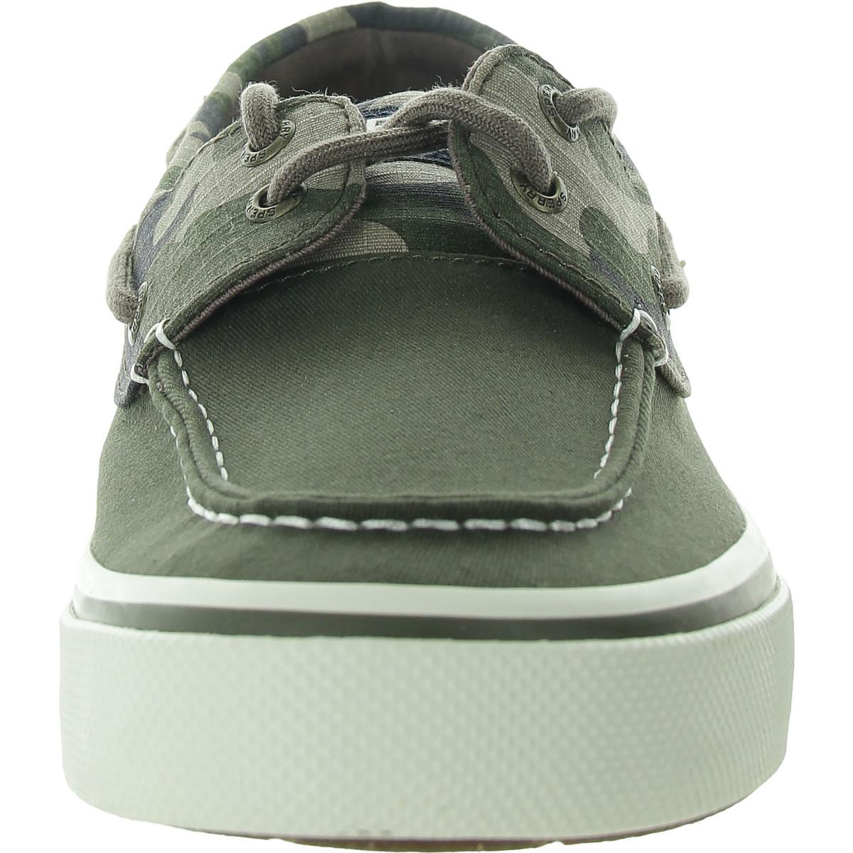 Halyard 2-Eye Mens Camouflage Canvas Boat Shoes