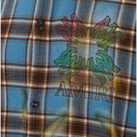 Amiri Men Ma Quad Flames Flannel Shirt