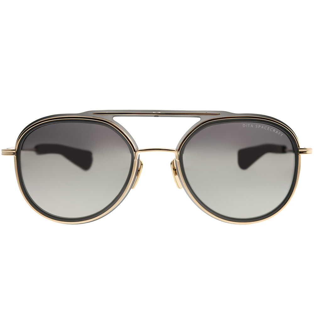 Spacecraft 19017-C-GRY-GLD-52 Unisex Aviator Sunglasses