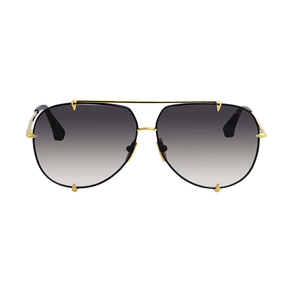 TALON DT 23007-A-BLK-GLD-62-Z Unisex Aviator Sunglasses