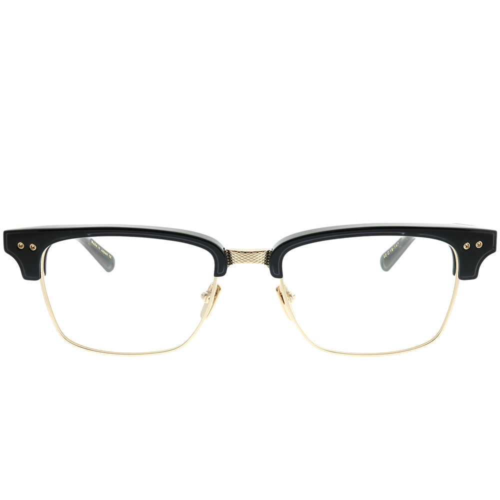Dita Statesman Three DRX-2064-B-BLK-GLD-55 Unisex Rectangle Eyeglasses