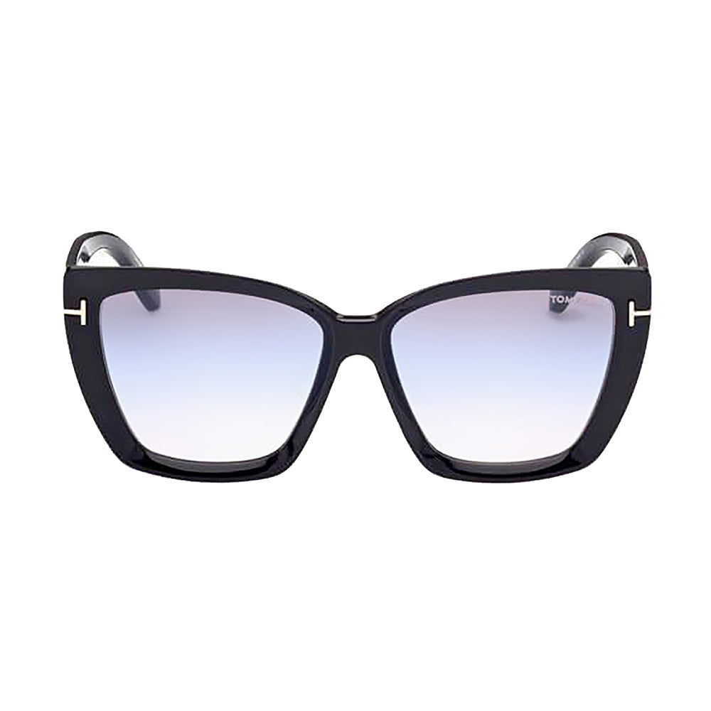 FT 0920 01B 57mm Womens Square Sunglasses