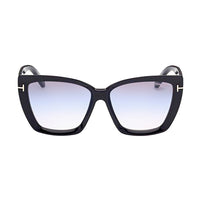 FT 0920 01B 57mm Womens Square Sunglasses