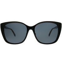 BV 0218SK 001 Womens Cat-Eye Sunglasses