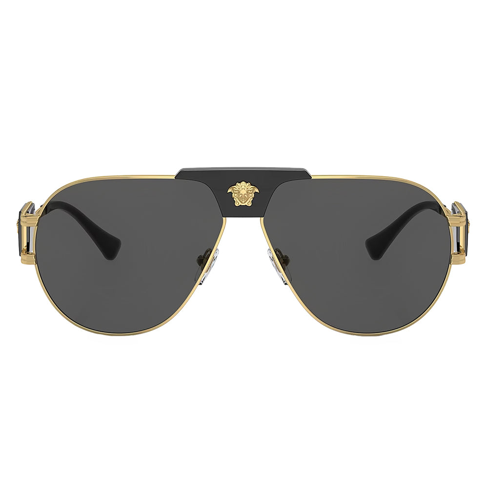 VE 2252 100287 63mm Unisex Aviator Sunglasses
