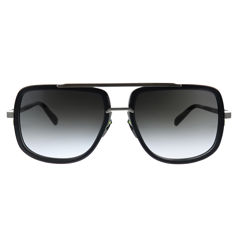 Dita Mach-One DT DRX-2030-E-BLK-SLV-59 Unisex Aviator Sunglasses