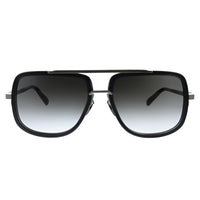Dita Mach-One DT DRX-2030-E-BLK-SLV-59 Unisex Aviator Sunglasses
