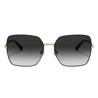 DG 2242 13348G 57mm Womens Square Sunglasses