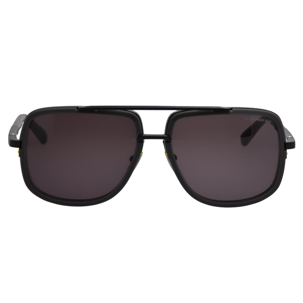 MACH-ONE DT DRX-2030-V-GRY-BLK-59 Unisex Aviator Sunglasses