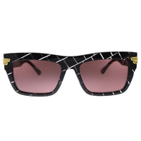 BV 1058S 003 Unisex Rectangle Sunglasses