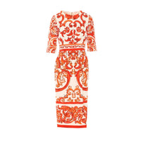 Dolce&Gabbana Women Maiolica Print Dress