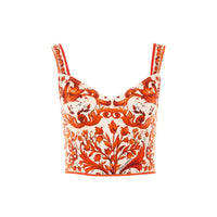 Dolce&Gabbana Women Maiolica Print Top