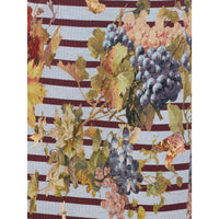 Jean Paul Gaultier Women Mariniere Grape Printed Long Dress