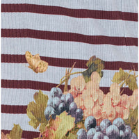 Jean Paul Gaultier Women Mariniere Grape Printed Tank Top