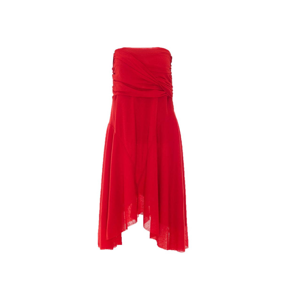 Ganni Women Marl Mesh Draped Skirt