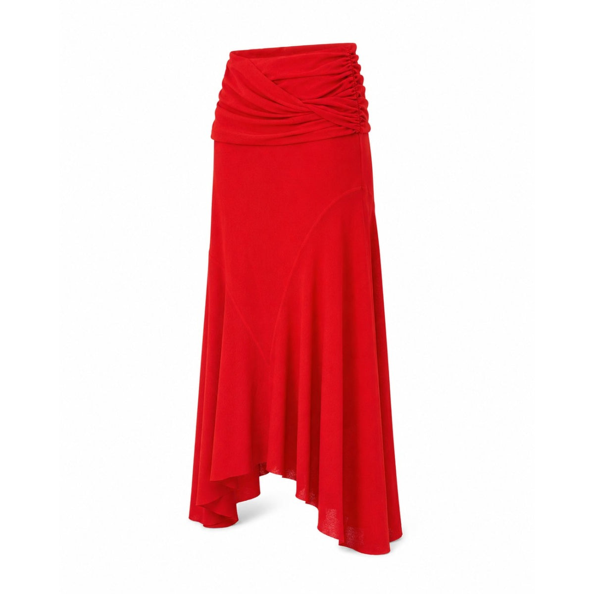 Ganni Women Marl Mesh Draped Skirt