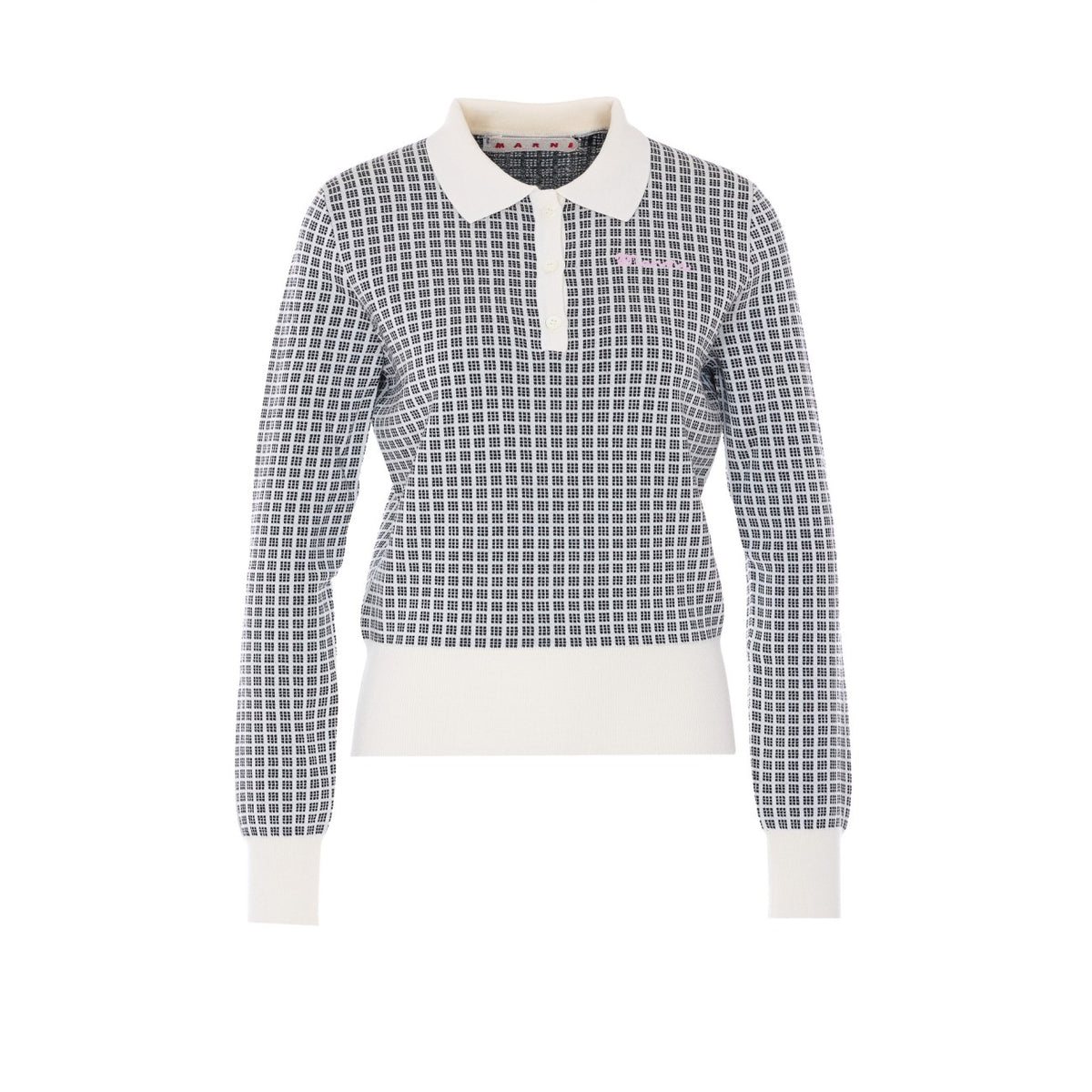 Marni Women Marni Logo Knitted Polo