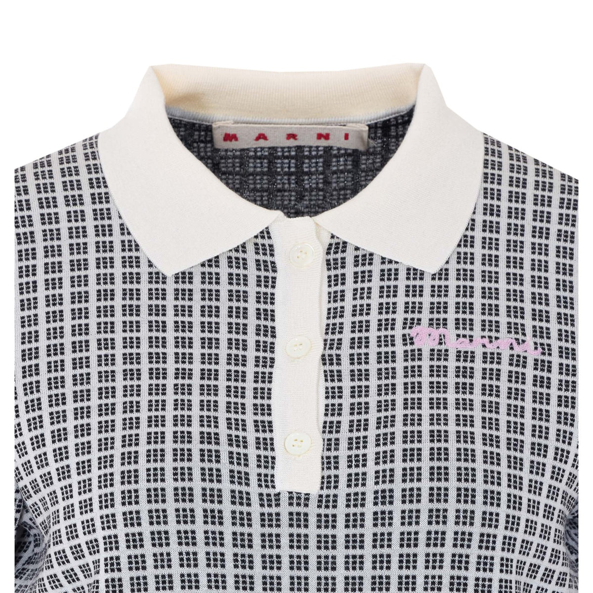 Marni Women Marni Logo Knitted Polo