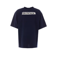 Balenciaga Men Masking Tape Medium Fit T-Shirt