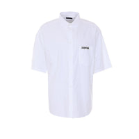 Balenciaga Men Masking Tape Print Shirt