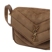 Saint Laurent Saint Laurent Women Matelasse' Suede Loulou Toy Crossbody Bag