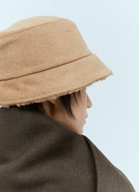 Max Mara Women Fiducia Teddy Lined Bucket Hat