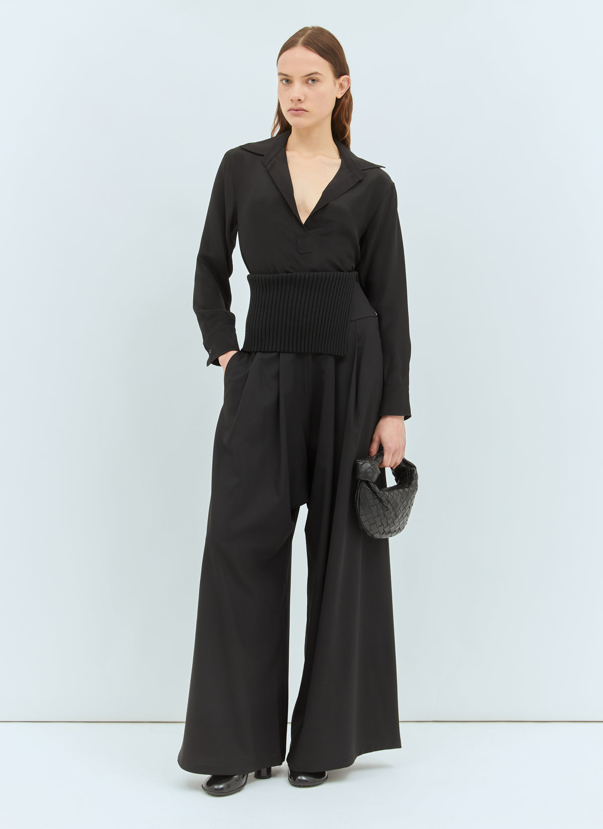 Max Mara Max Mara Women Long Stretch Wool Pants