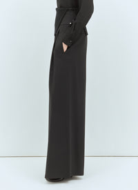 Max Mara Max Mara Women Long Stretch Wool Pants