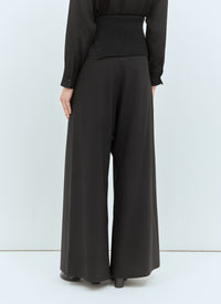 Max Mara Max Mara Women Long Stretch Wool Pants