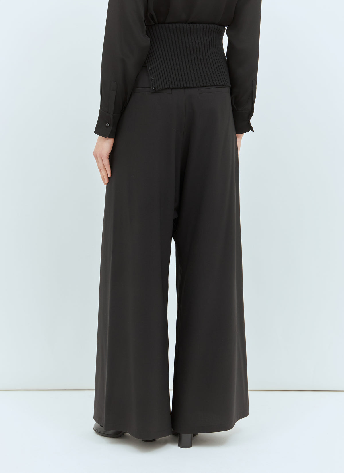 Max Mara Max Mara Women Long Stretch Wool Pants