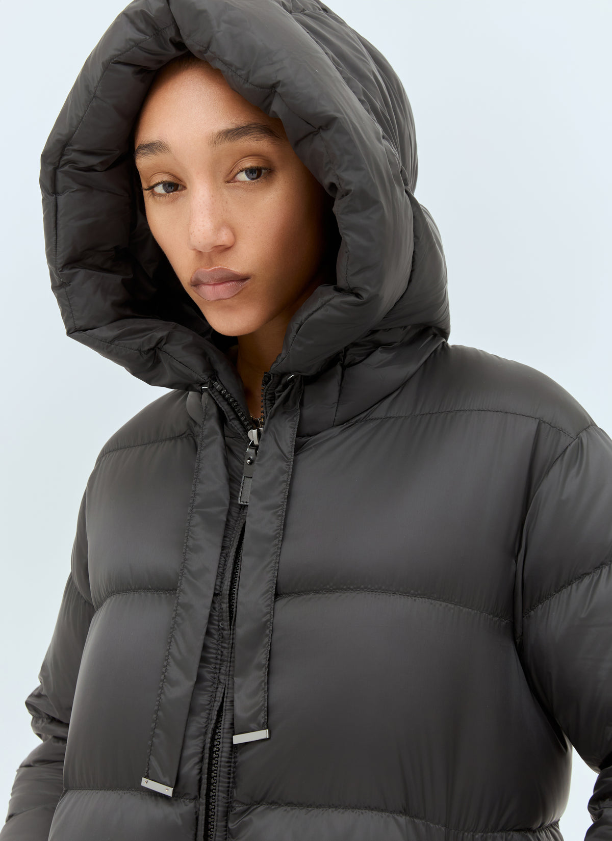 Max Mara Women Long Water-Repellent Down Coat