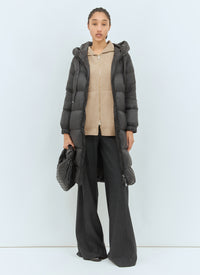 Max Mara Women Long Water-Repellent Down Coat