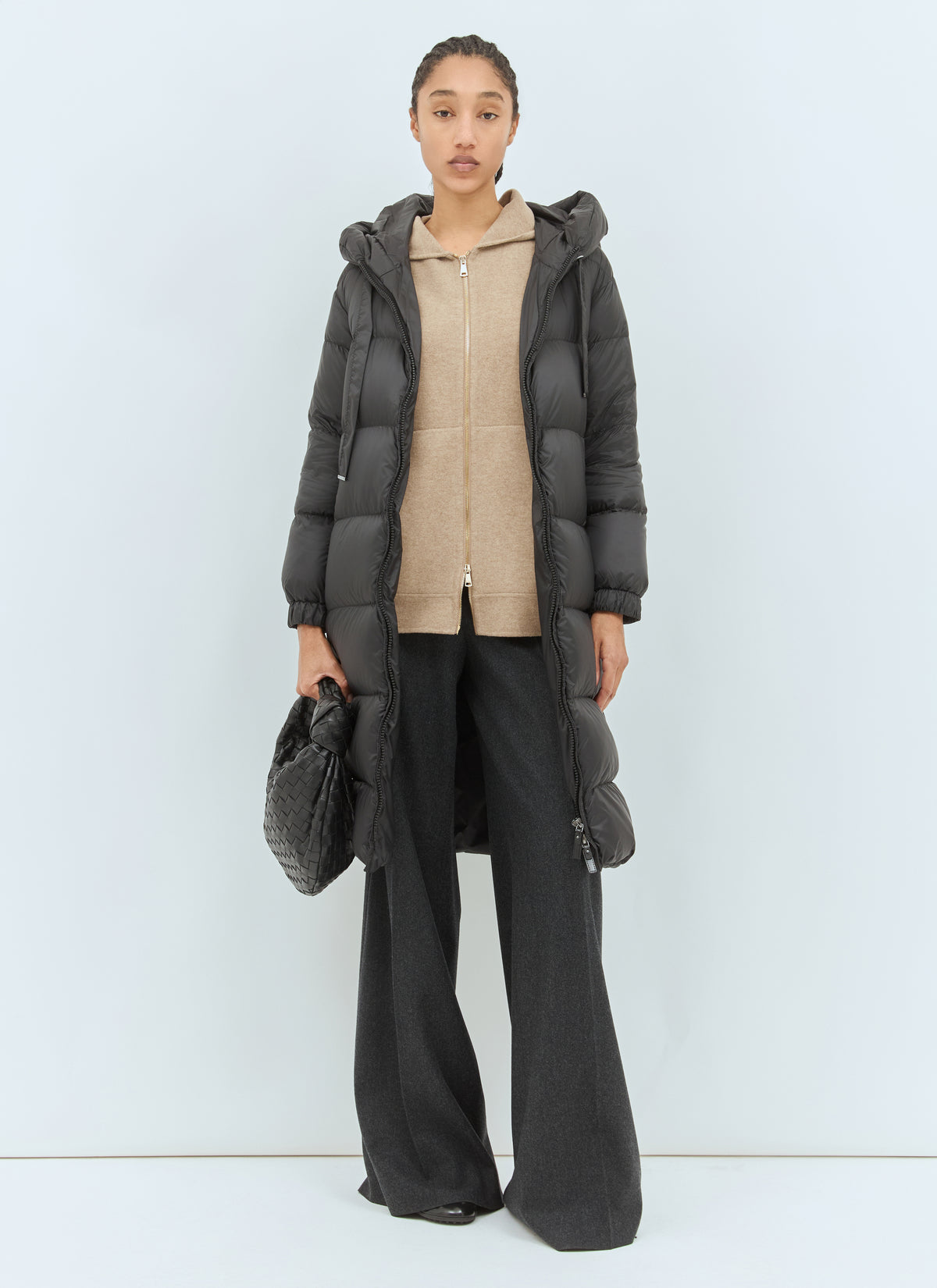 Max Mara Women Long Water-Repellent Down Coat