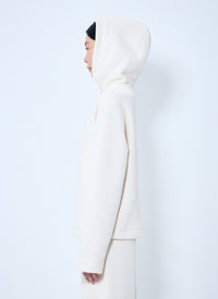 Max Mara Max Mara Women Logo Embroidery Hooded Sweatshirt