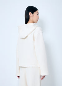 Max Mara Max Mara Women Logo Embroidery Hooded Sweatshirt