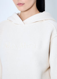 Max Mara Max Mara Women Logo Embroidery Hooded Sweatshirt