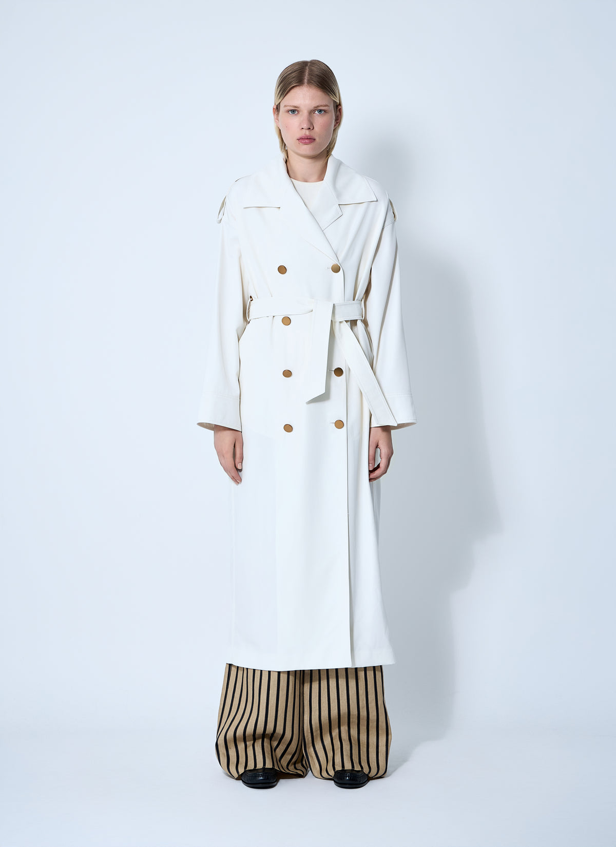 Max Mara Women Water-Repellent Garbardine Trench Coach
