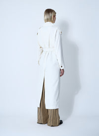 Max Mara Women Water-Repellent Garbardine Trench Coach