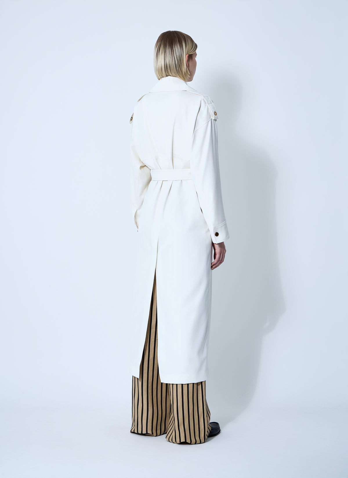 Max Mara Women Water-Repellent Garbardine Trench Coach