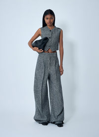 Max Mara Max Mara Women Tailored Wool-And-Silk Waistcoat